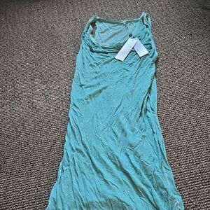 Soyaconcept Calluna 10-dress Aqua Green Sheath Midi Tank Dress NWT 💫